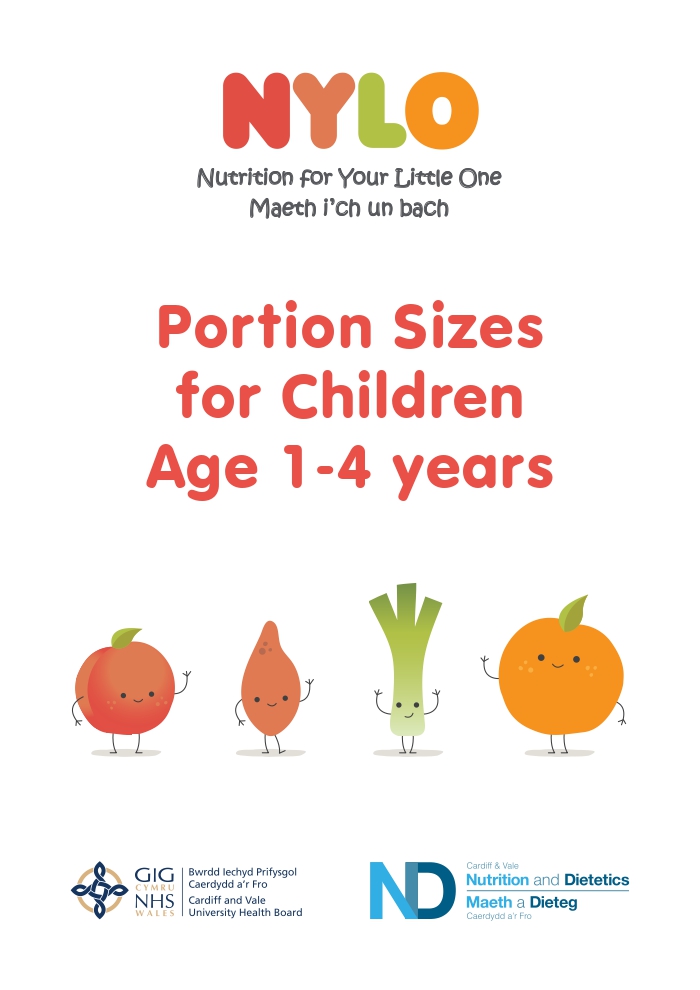 Portion Sizes for Children Age 1-4 years
